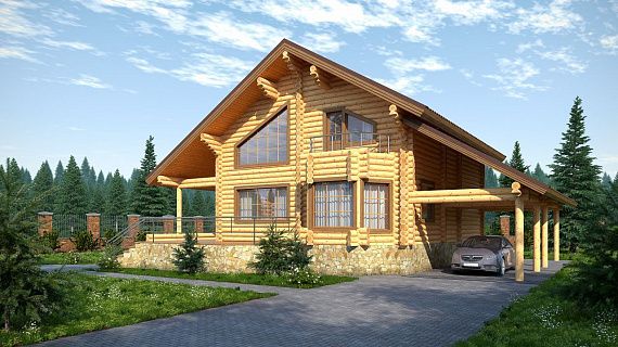 Деревянные дома под ключ, цены и проекты с фото домов из дерева |  строительство в ПСК КДД